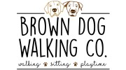 Brown Dog Walking